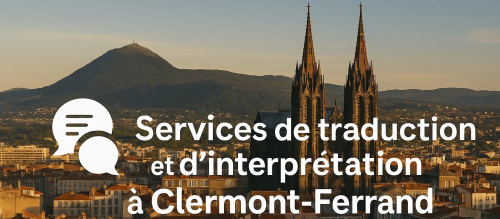 Traduction interprétation Clermont Ferrand