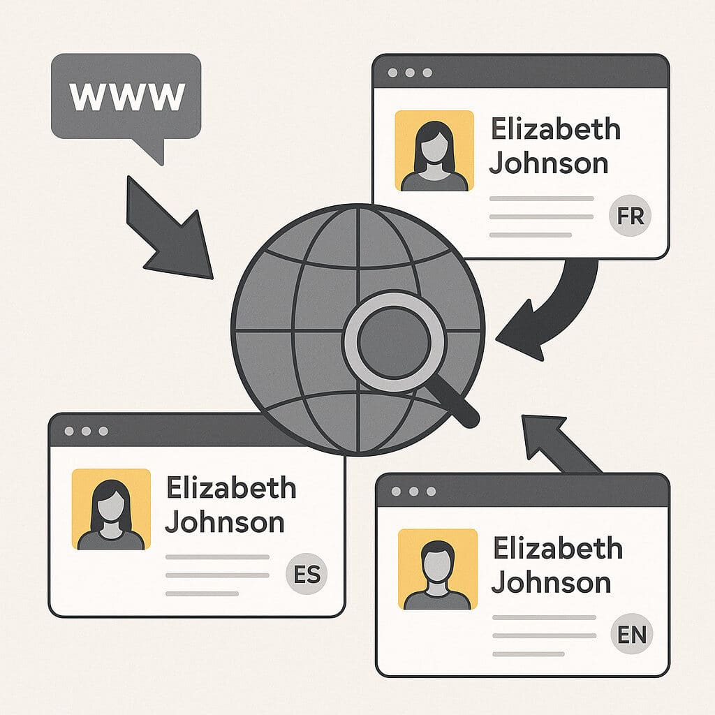 Présence sur la toile