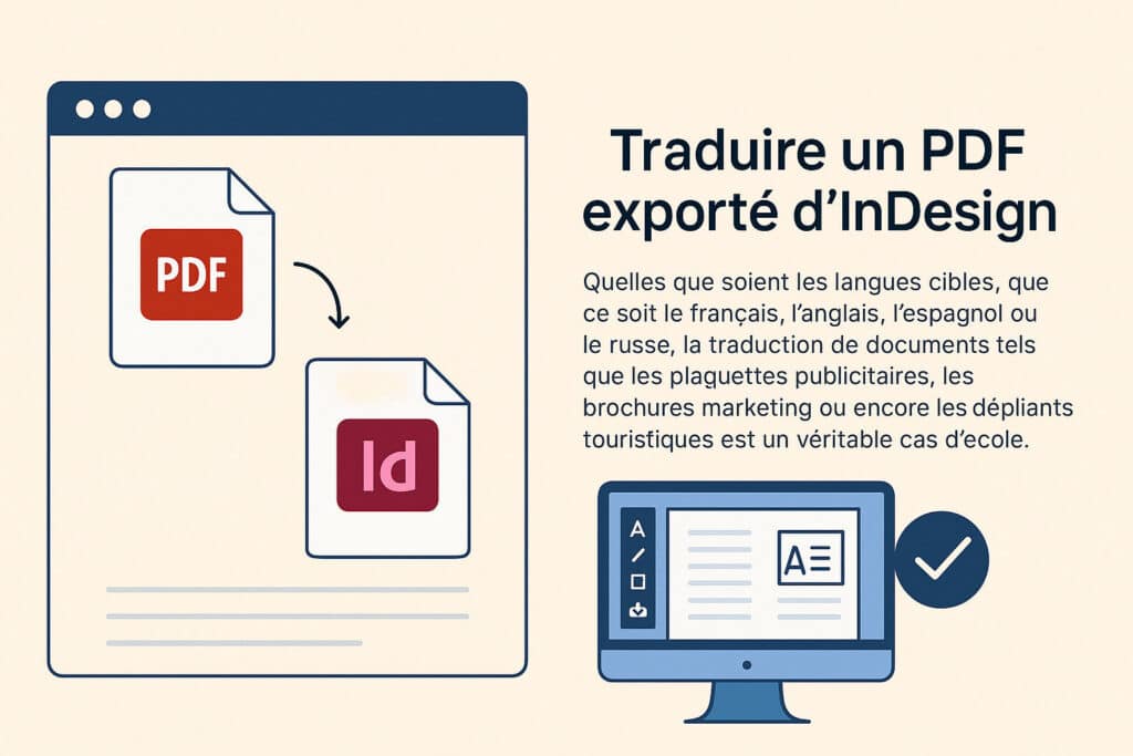 traduire PDF InDesign -