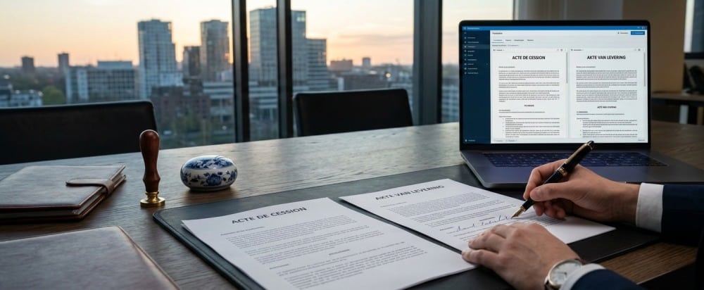 actes de cession -