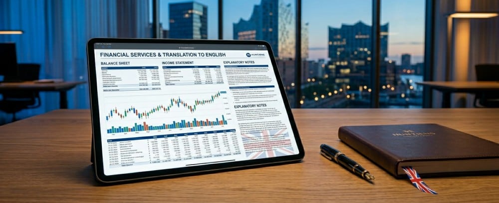 services traduction financiere anglais -