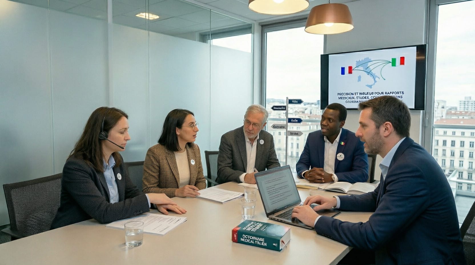 Service traduction médicale italien