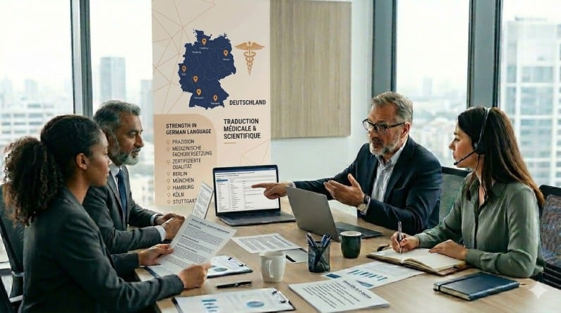 services traduction médicale allemand