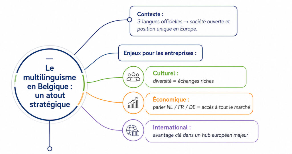 Multilinguisme en Belgique : trois langues officielles