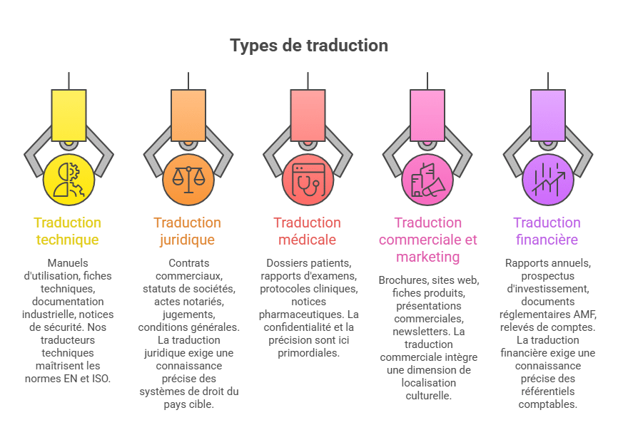 Services de traduction à Marseille types de traduction